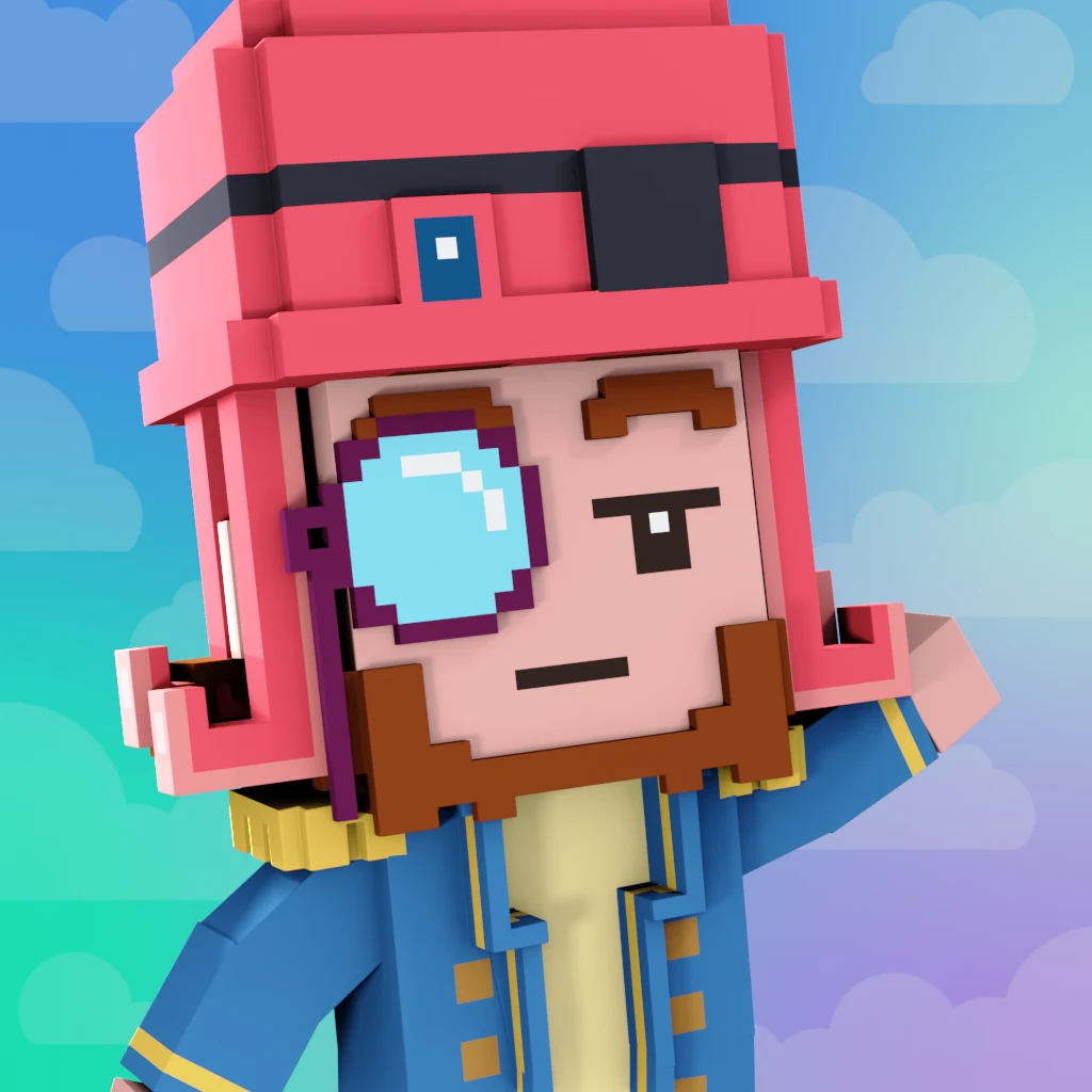 Pirate #9025 voxel render