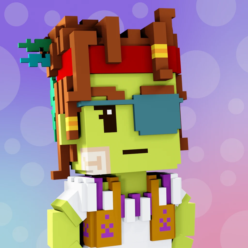 Pirate #9026 voxel render
