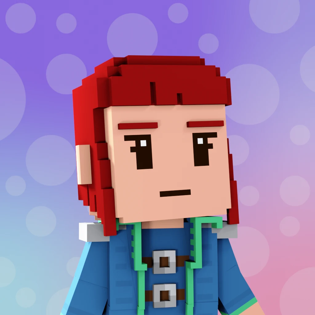 Pirate #9027 voxel render