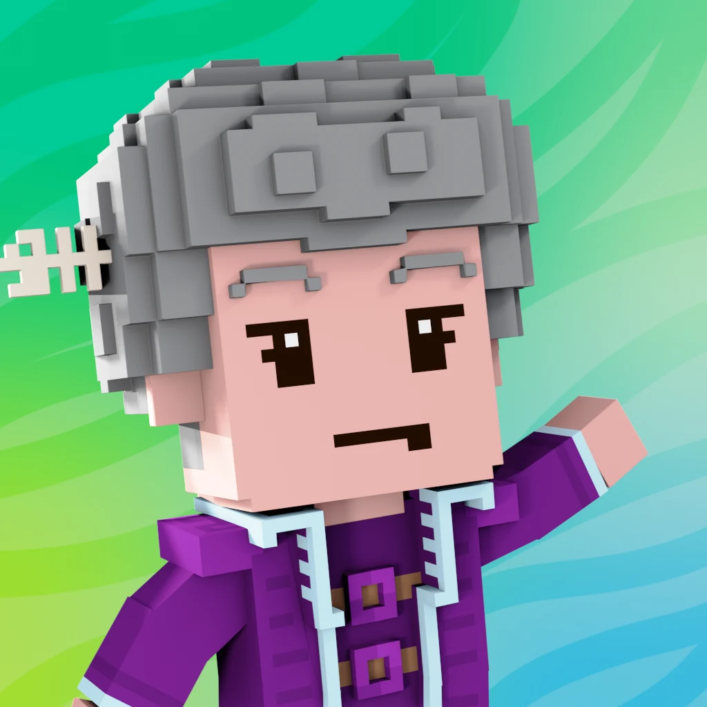 Pirate #9029 voxel render