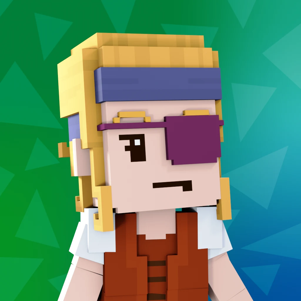 Pirate #903 voxel render