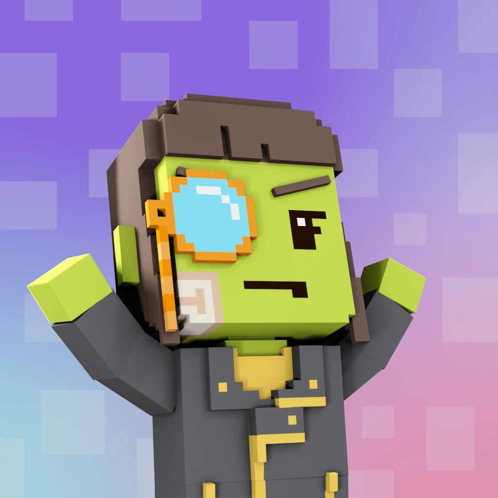 Pirate #9031 voxel render