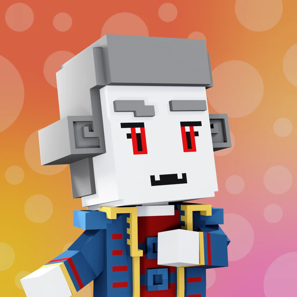 Pirate #9034 voxel render
