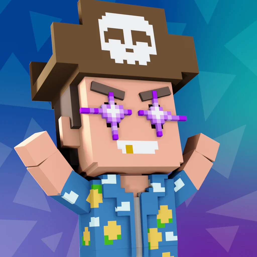 Pirate #9035 voxel render