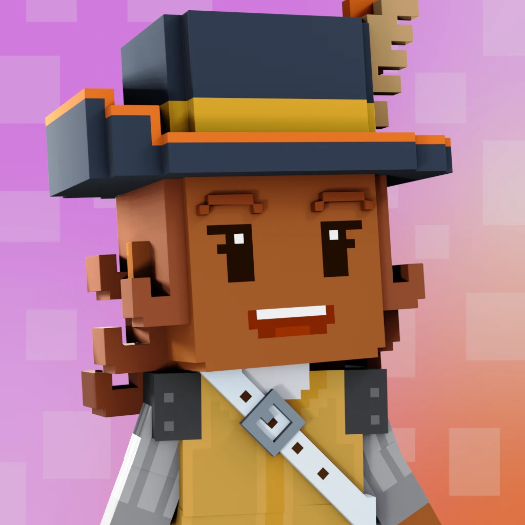 Pirate #9036 voxel render