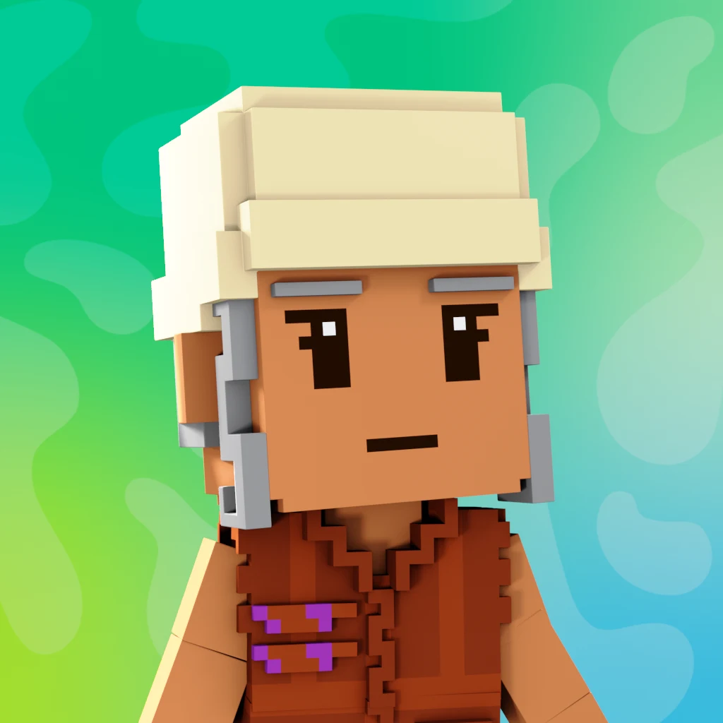 Pirate #9037 voxel render
