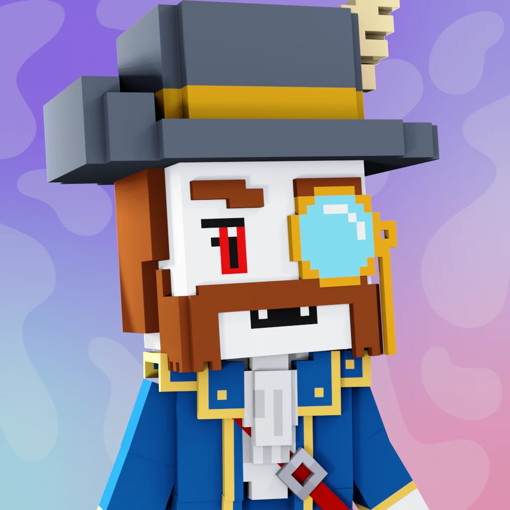 Pirate #9041 voxel render