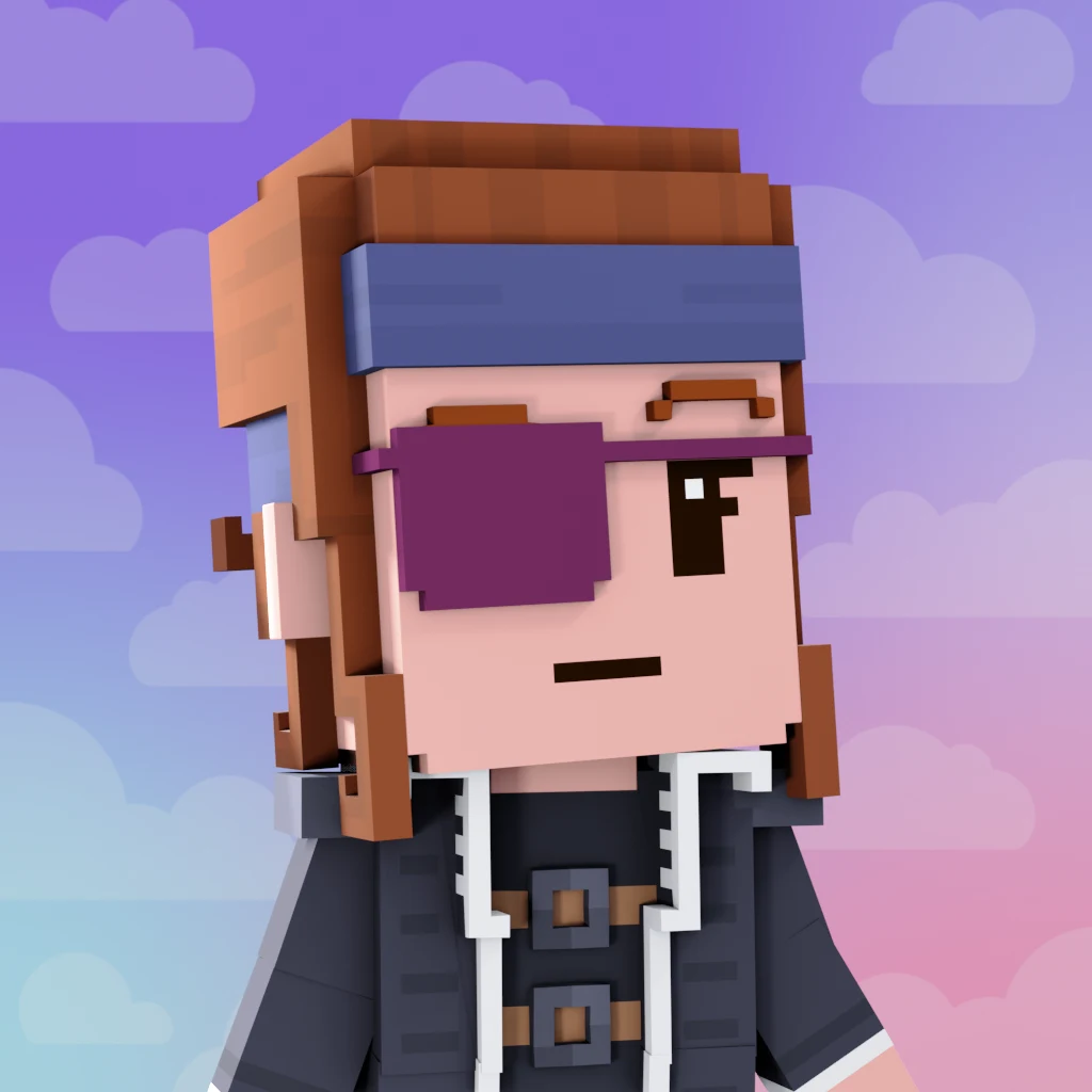 Pirate #9044 voxel render