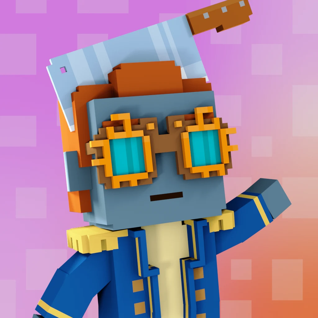 Pirate #9048 voxel render