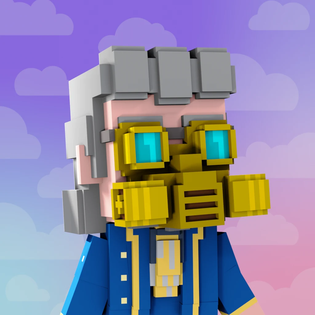 Pirate #9049 voxel render