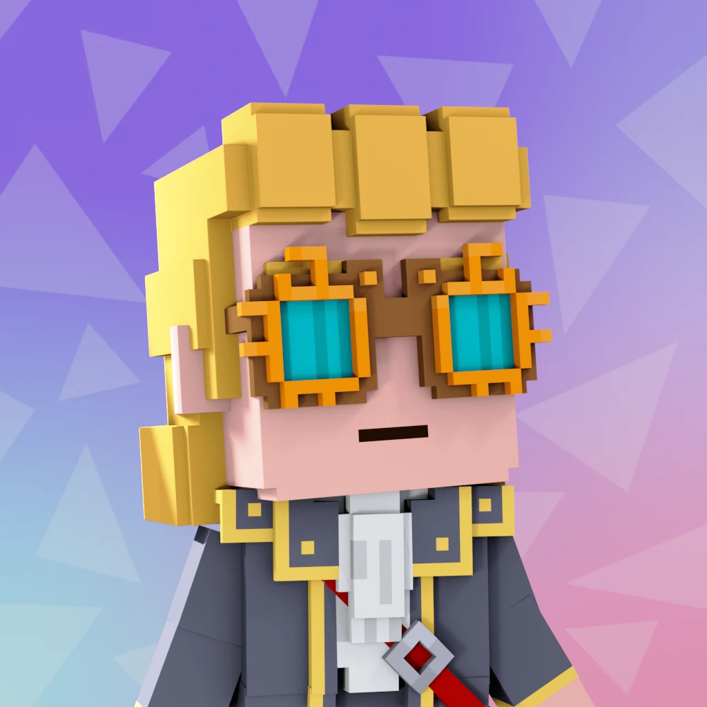 Pirate #905 voxel render