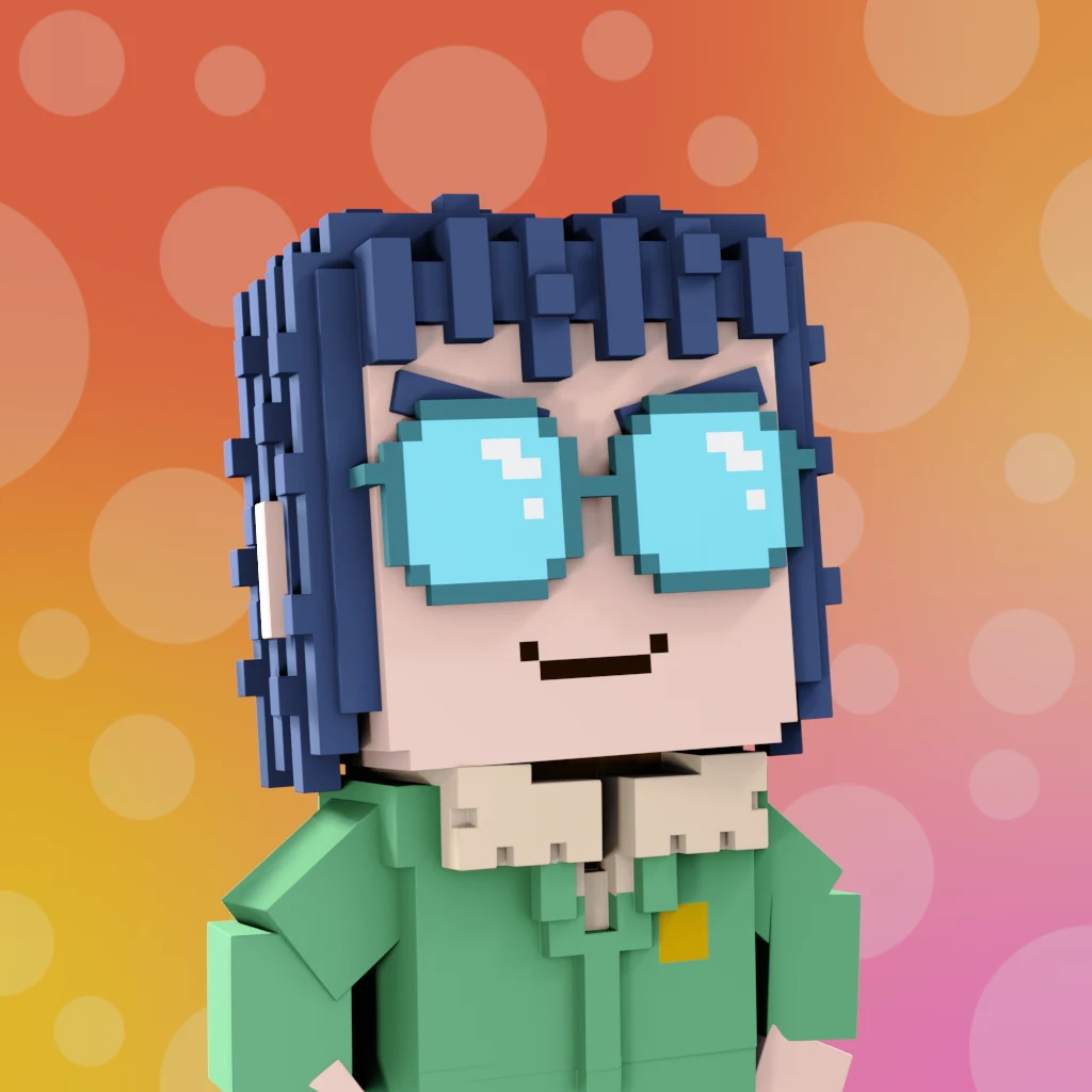 Pirate #9050 voxel render