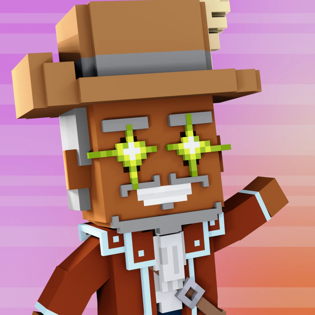 Pirate #9053 voxel render