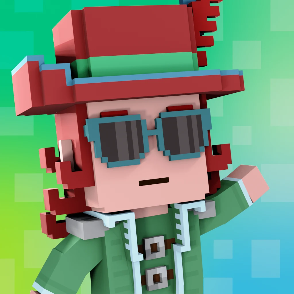 Pirate #9057 voxel render