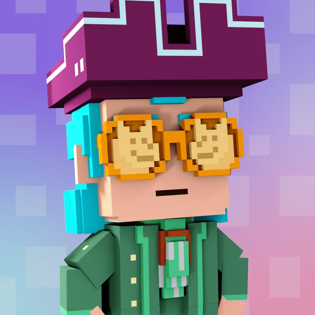Pirate #9058 voxel render
