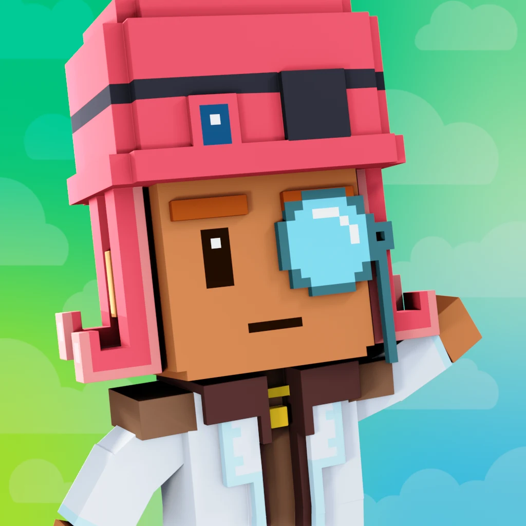 Pirate #9060 voxel render