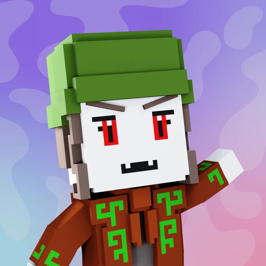 Pirate #9061 voxel render