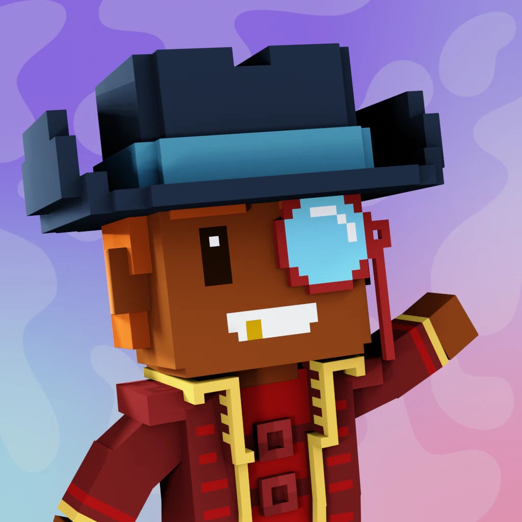 Pirate #9063 voxel render