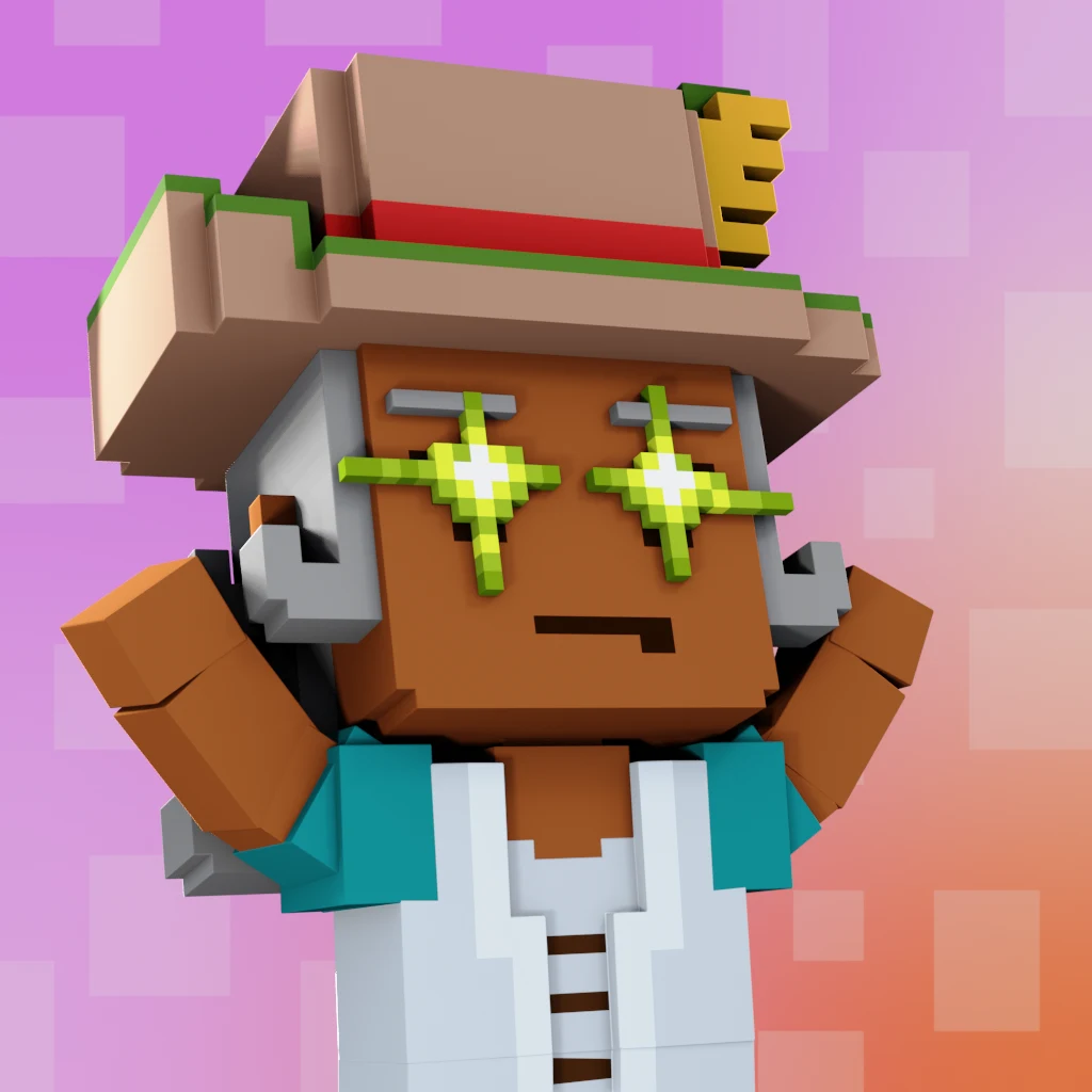 Pirate #9067 voxel render