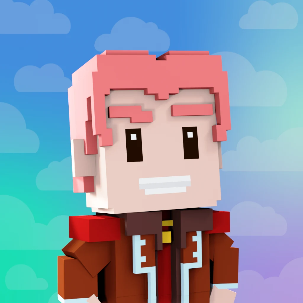 Pirate #9068 voxel render