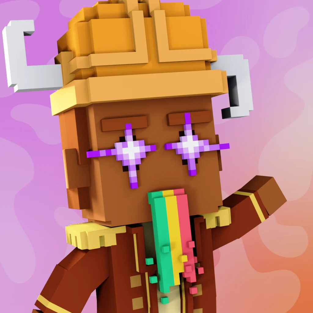 Pirate #907 voxel render