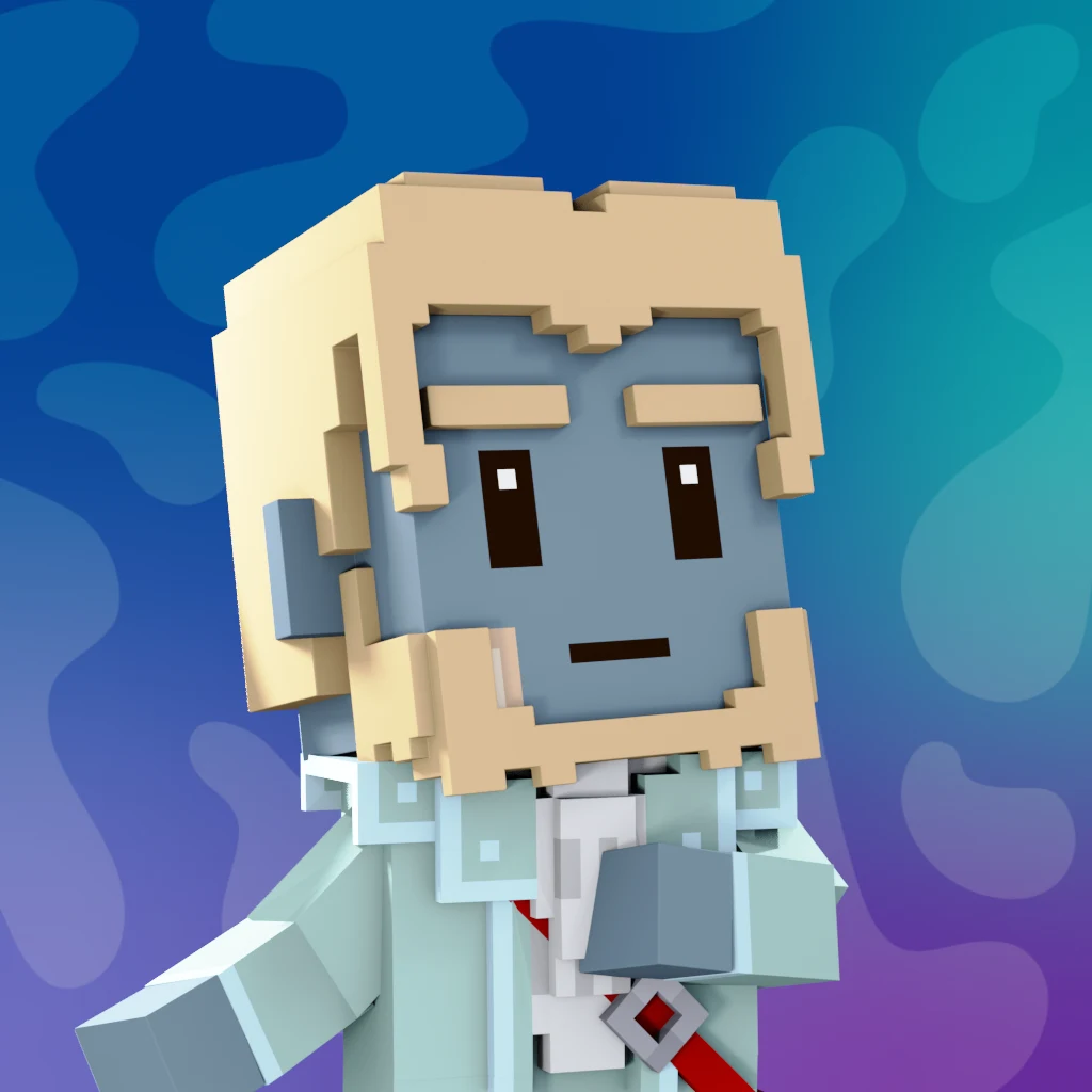 Pirate #9070 voxel render