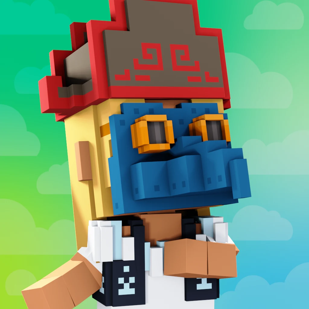 Pirate #9071 voxel render