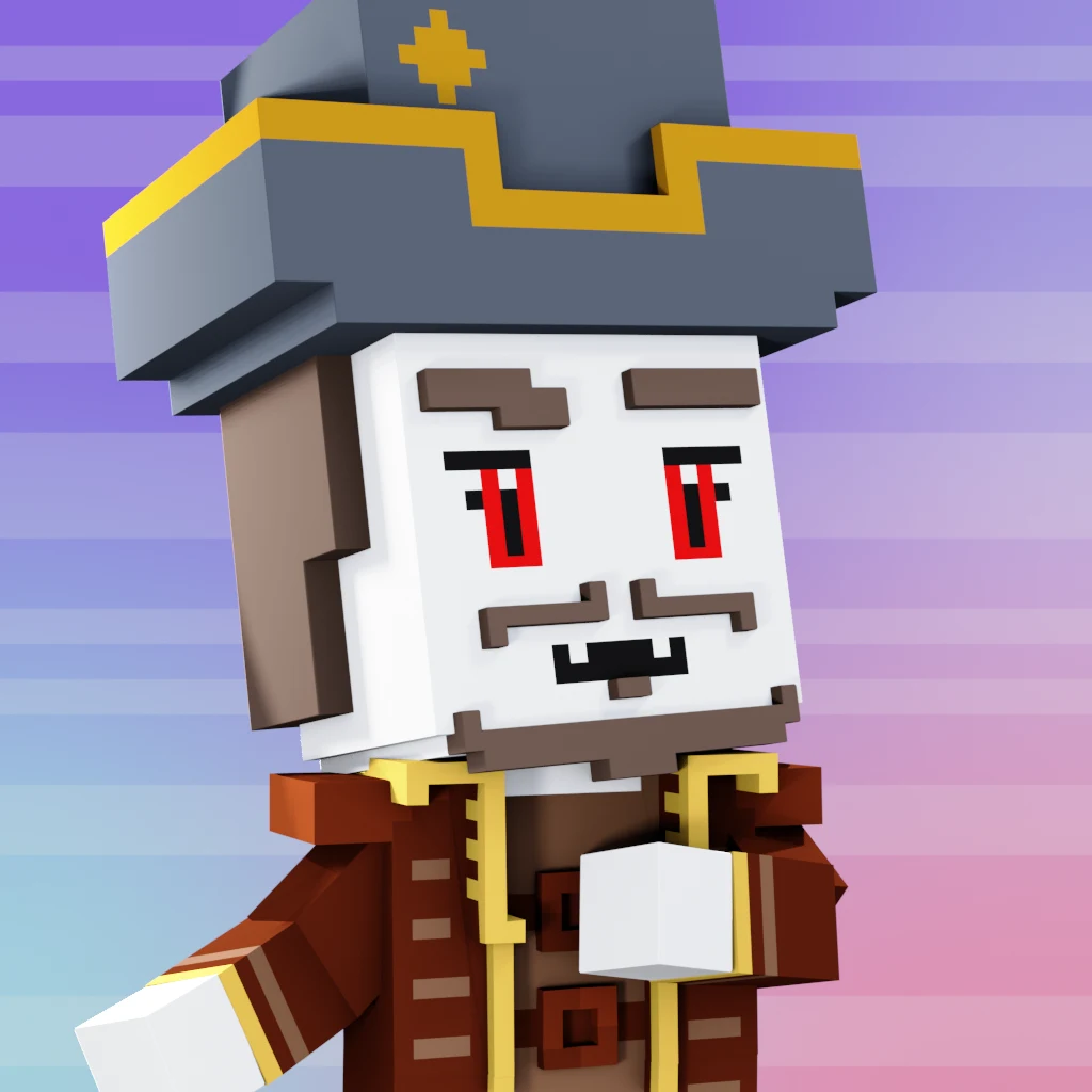 Pirate #9072 voxel render