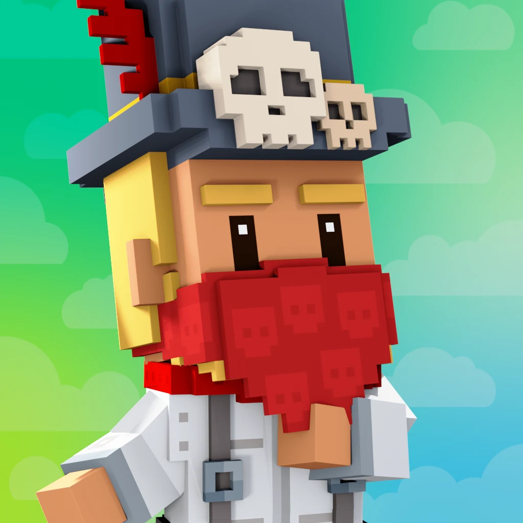 Pirate #9075 voxel render