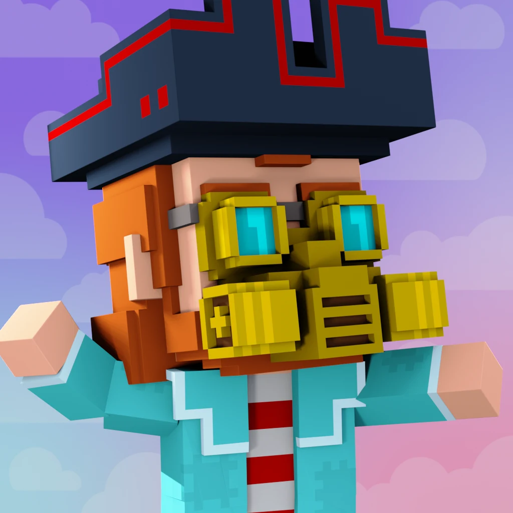 Pirate #9076 voxel render