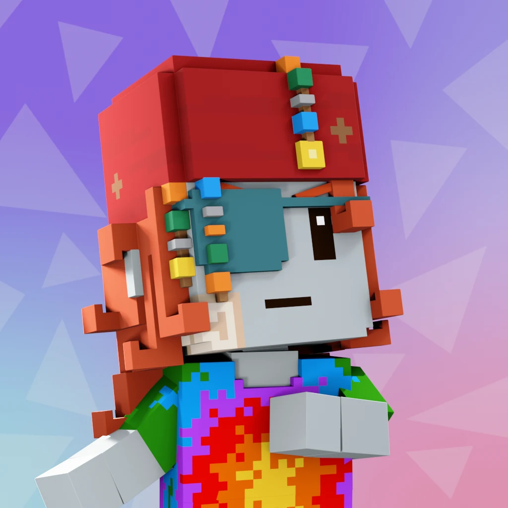 Pirate #9078 voxel render