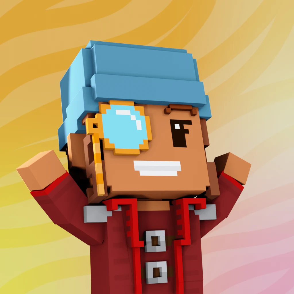 Pirate #9079 voxel render