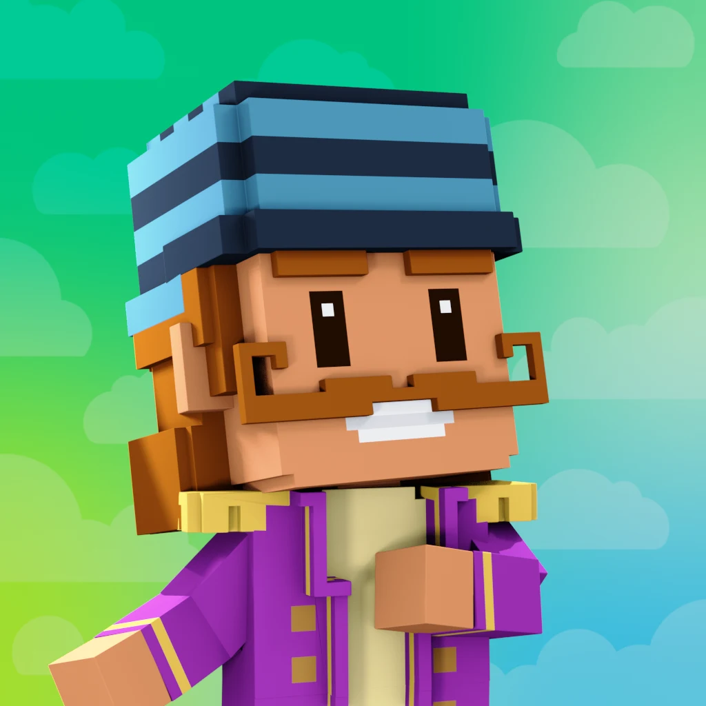 Pirate #908 voxel render