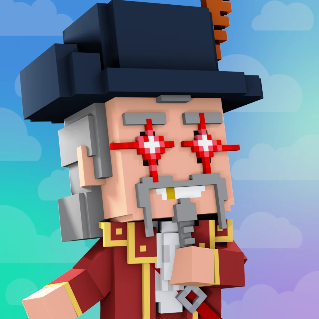 Pirate #9082 voxel render