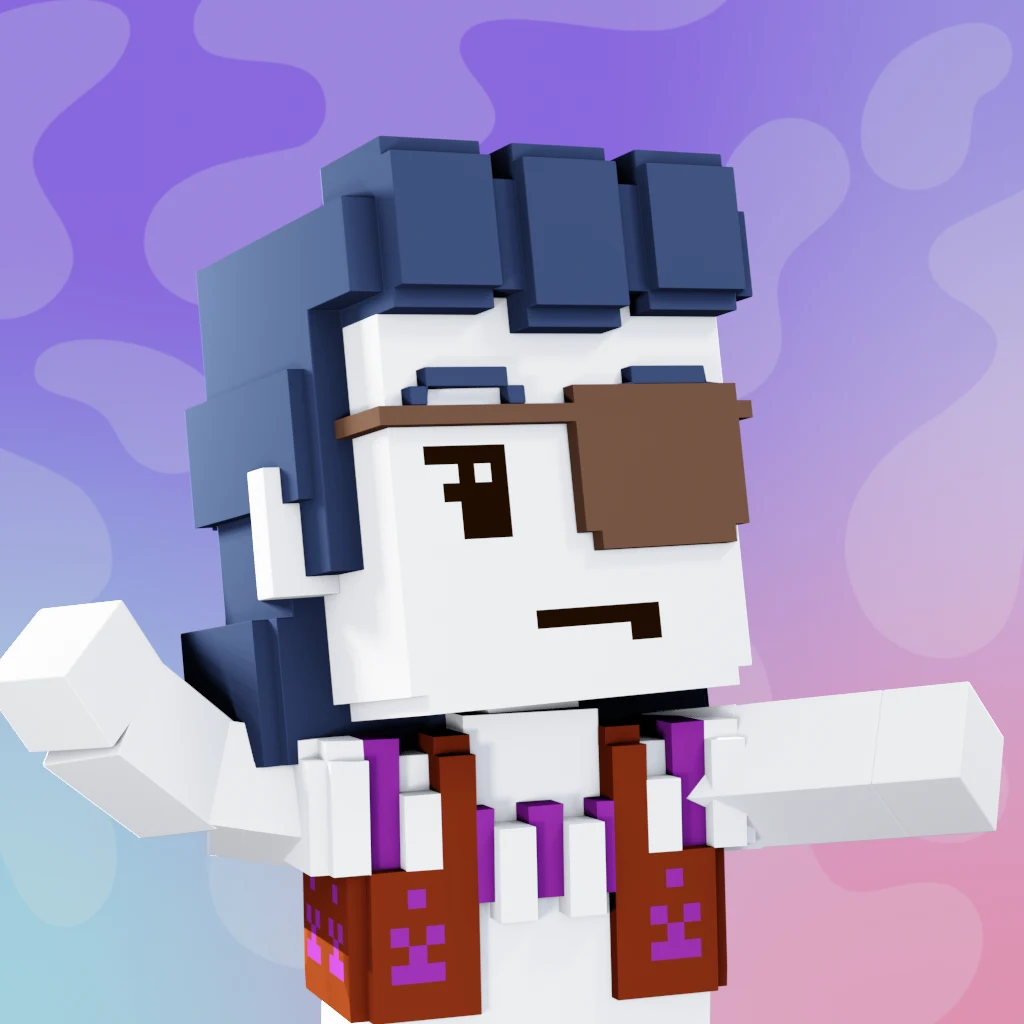 Pirate #9083 voxel render