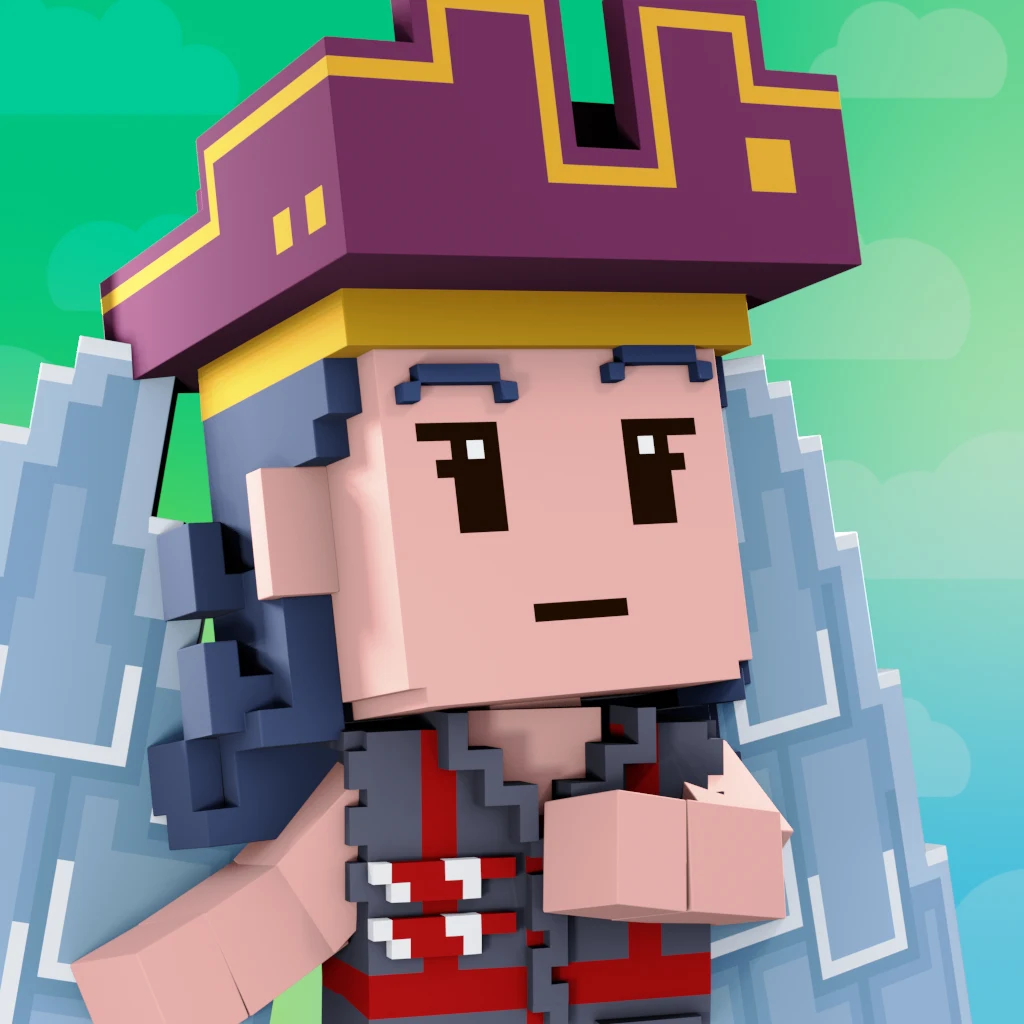 Pirate #9086 voxel render