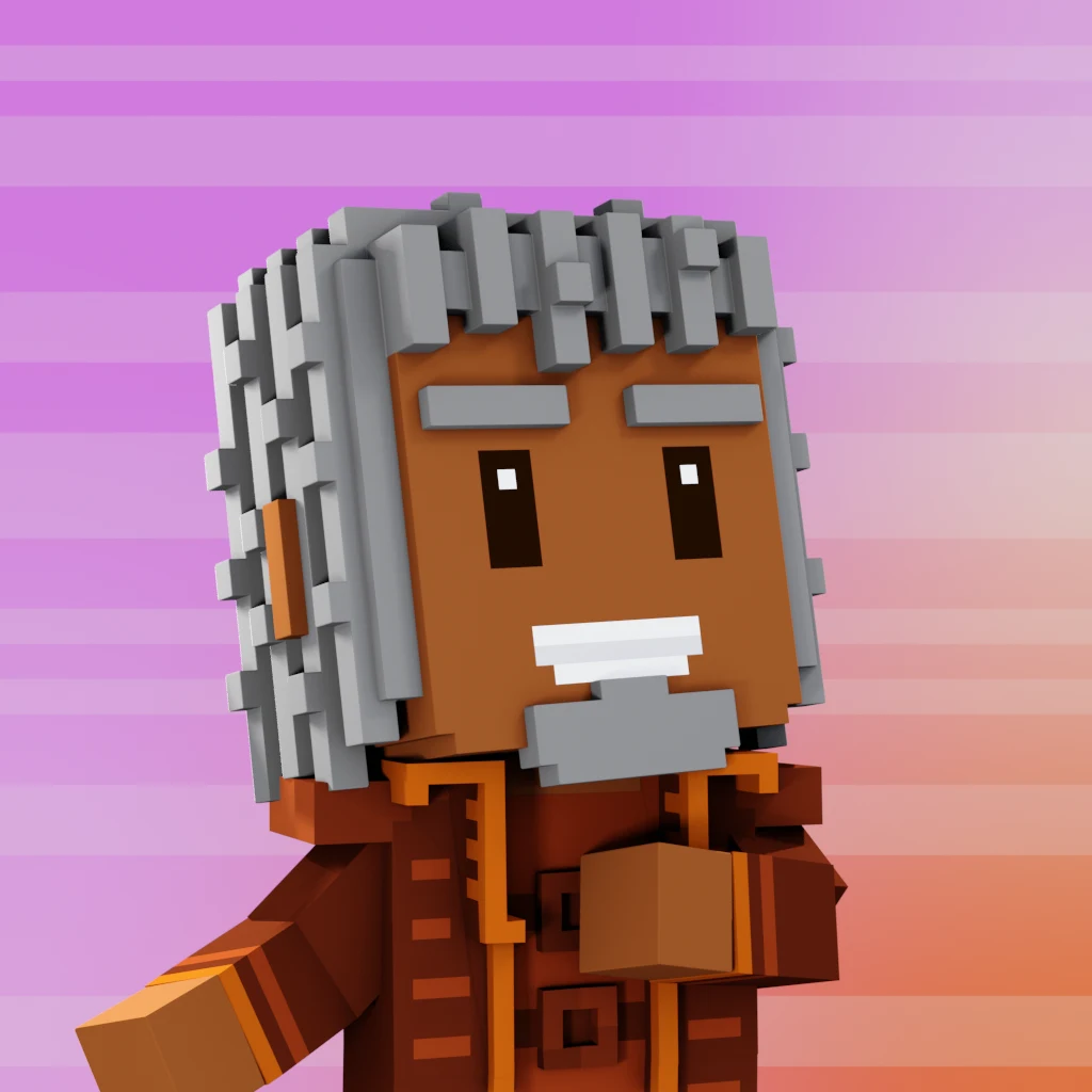 Pirate #9088 voxel render