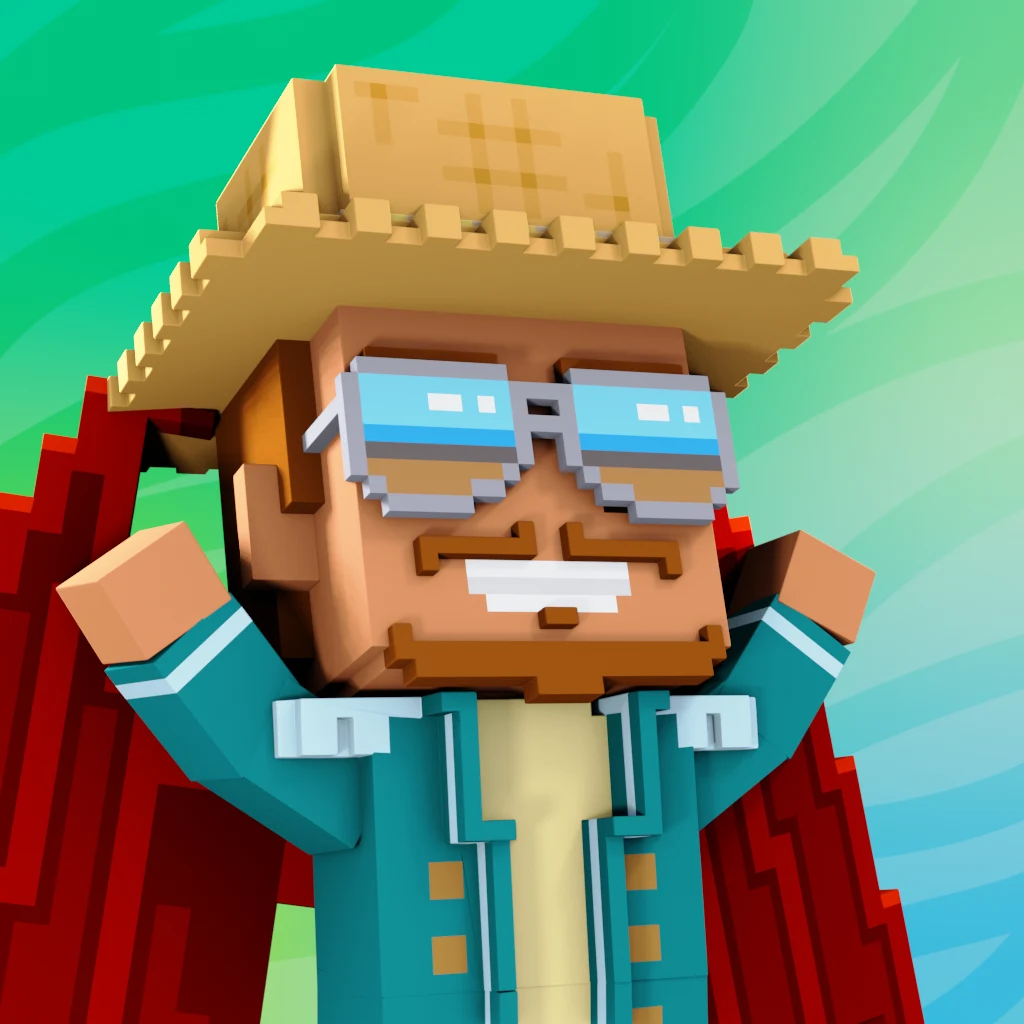 Pirate #9089 voxel render