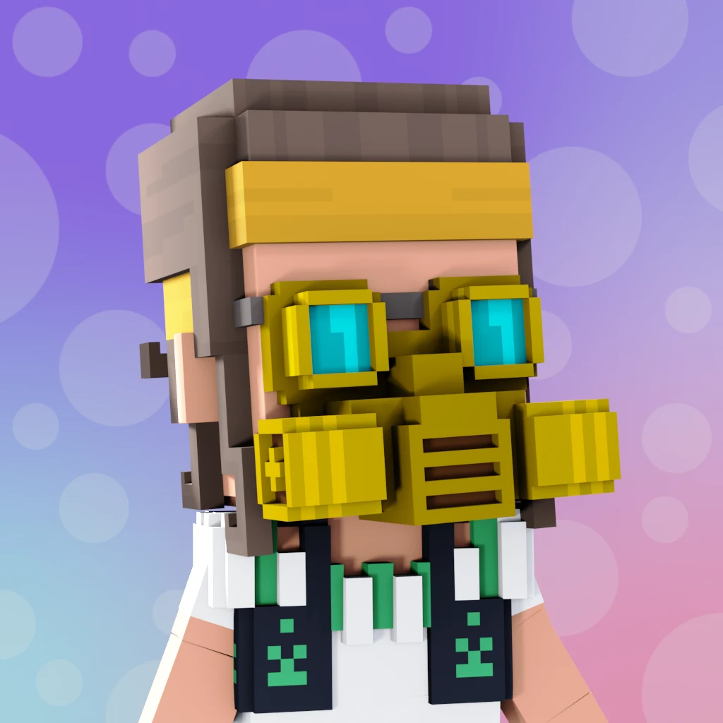 Pirate #9092 voxel render