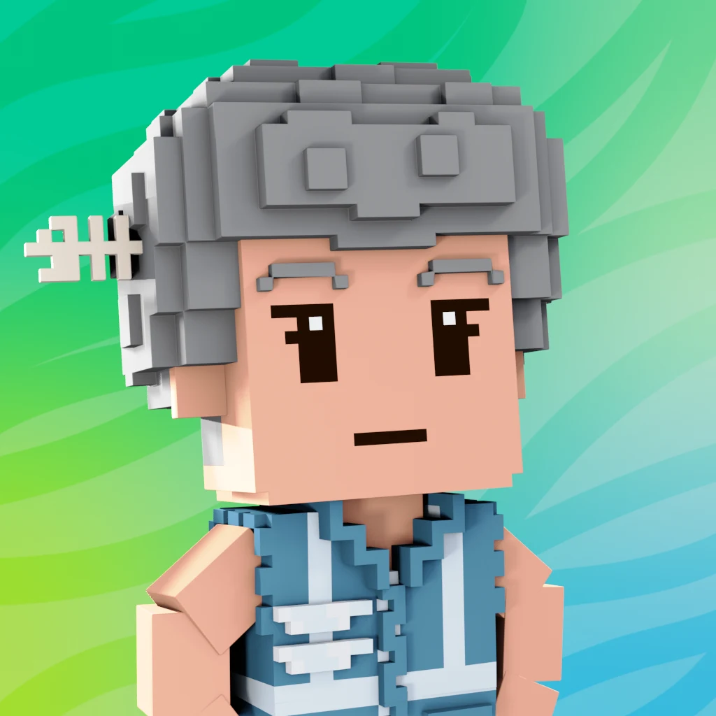 Pirate #9095 voxel render