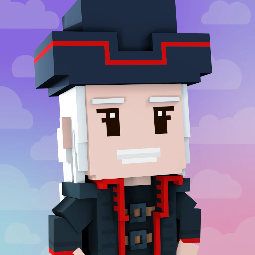 Pirate #9097 voxel render