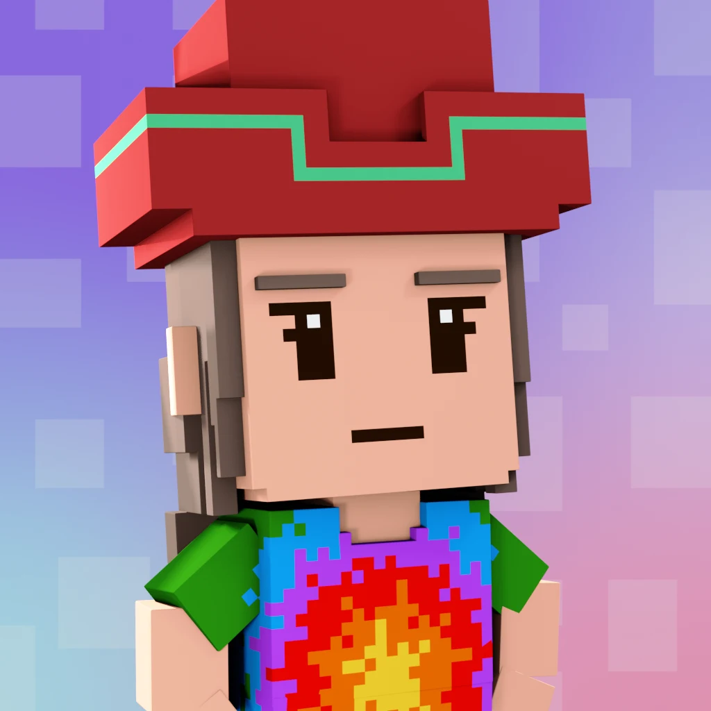 Pirate #9098 voxel render