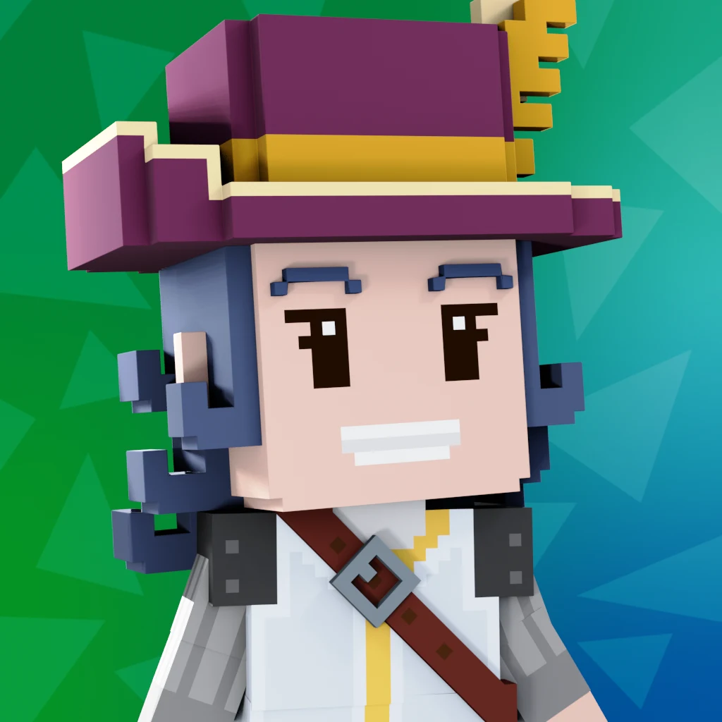 Pirate #9102 voxel render