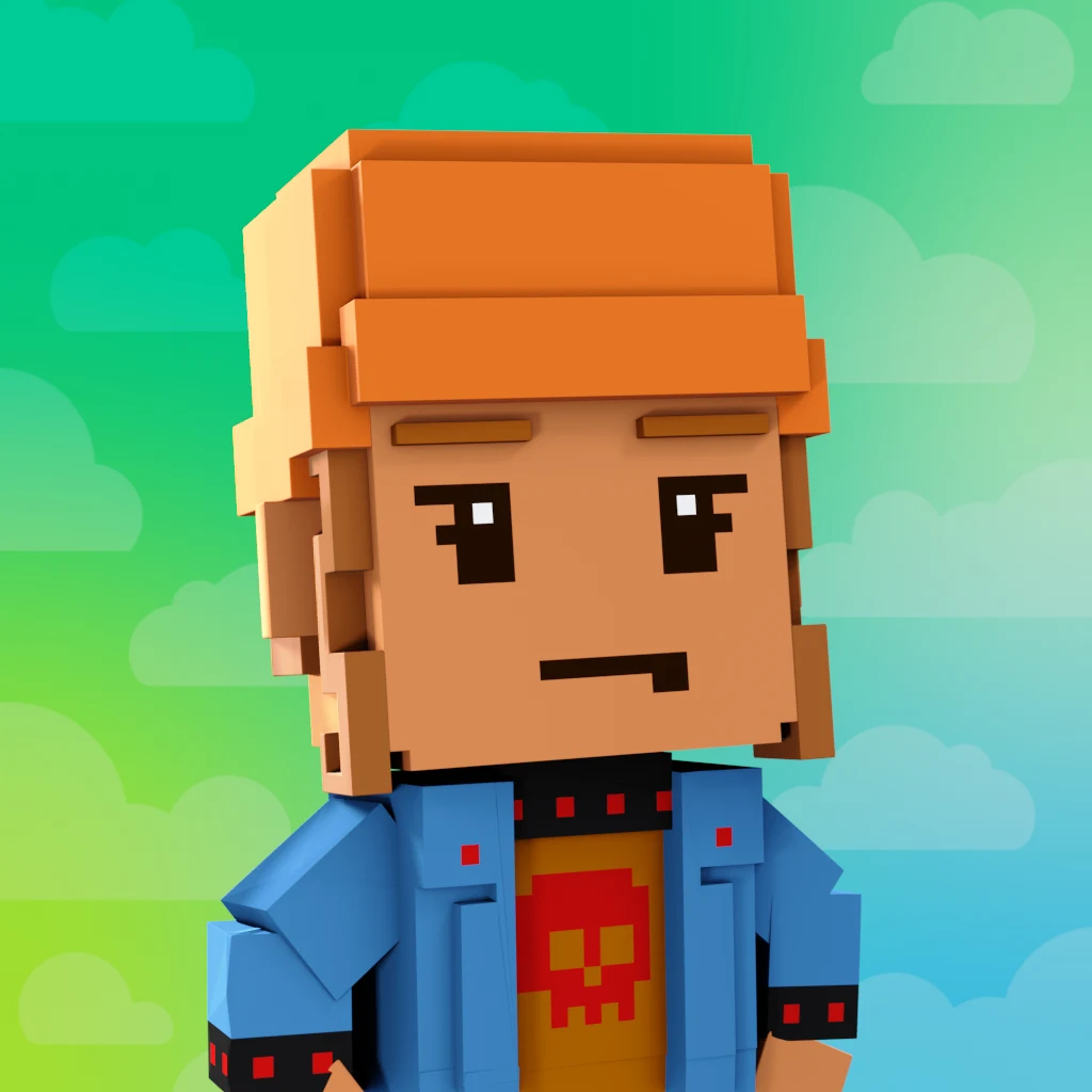 Pirate #9103 voxel render