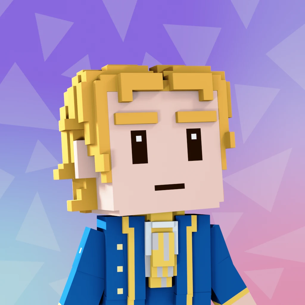 Pirate #9105 voxel render