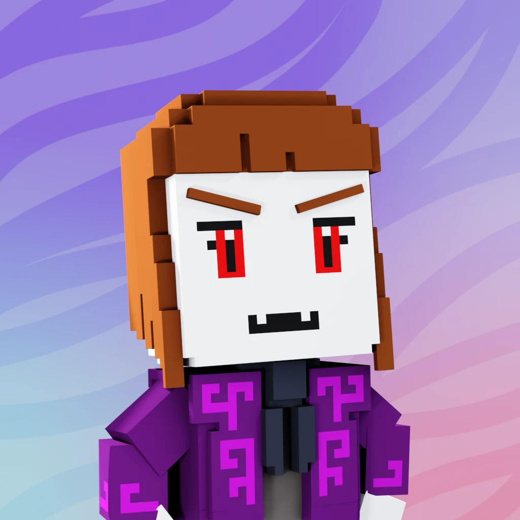 Pirate #9107 voxel render