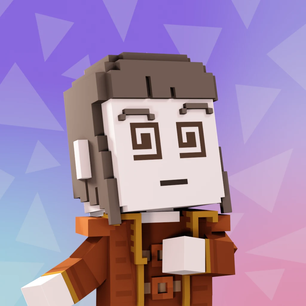Pirate #911 voxel render