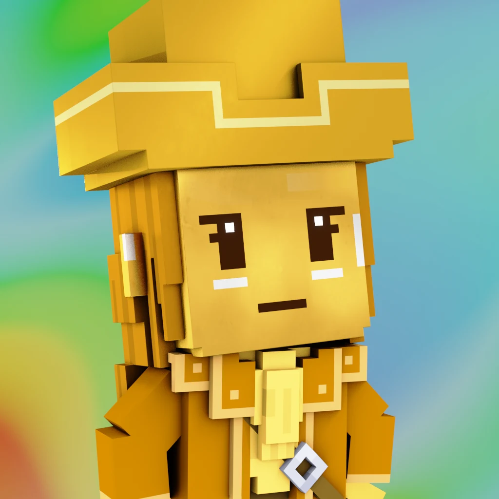 Pirate #9110 voxel render