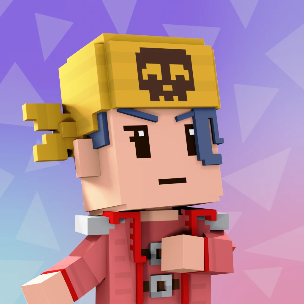 Pirate #9112 voxel render