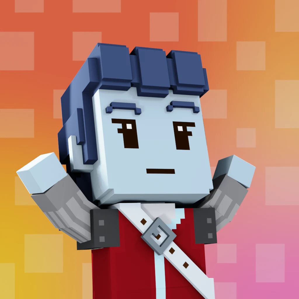 Pirate #9113 voxel render